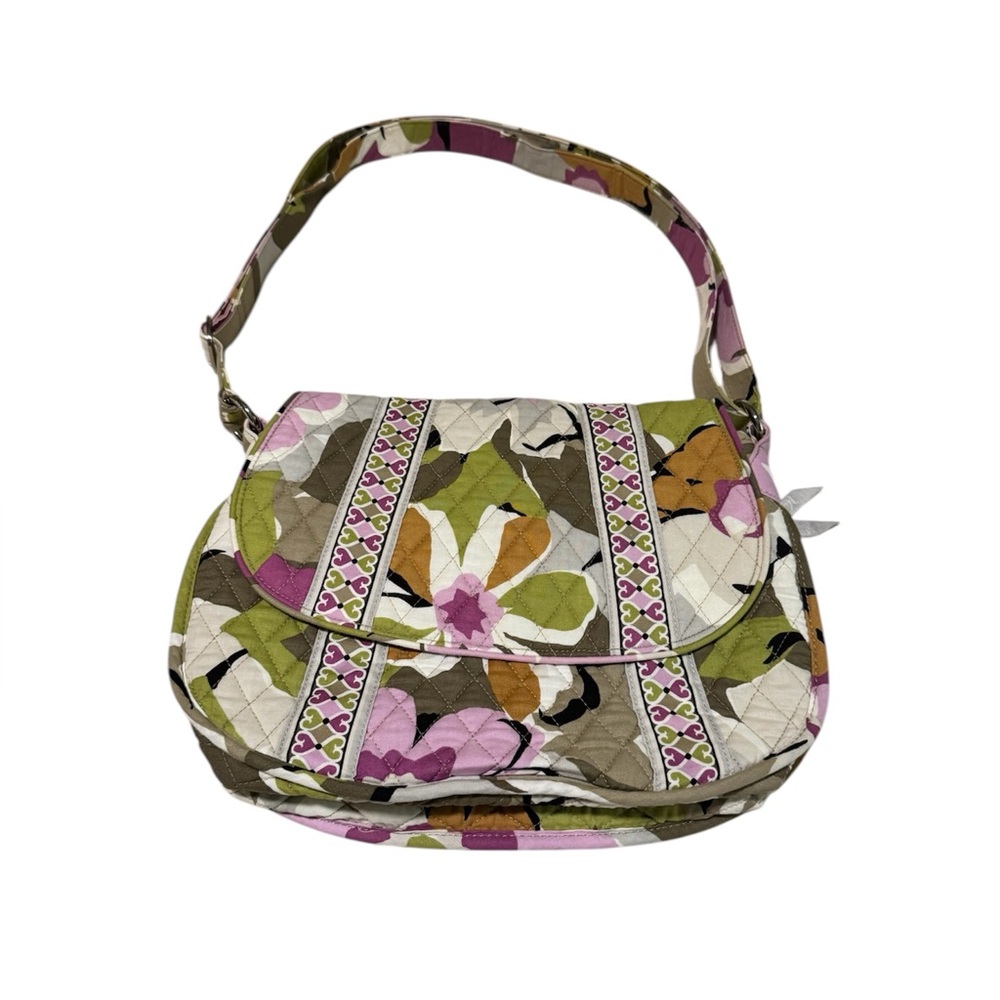 Vera Bradley floral Saddle Up crossbody